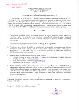 Zarządzenie Wójta Gminy Nr 0050.80.2014 z dnia 09.05.2014r. w