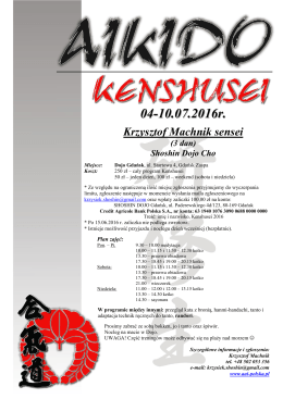 Program KENSHUSEI - AAI