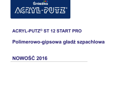 acryl-putz® – st12 start pro