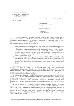 (w załączeniu pismo PINB).