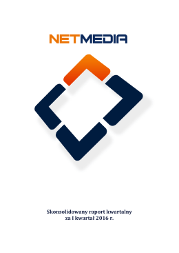 2016/QSr 1 - Netmedia SA