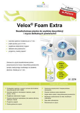 Velox Foam Extra - Medi-Sept
