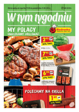 Page 1 Oferta waiſha od czwartku 1205 do środy 18.05.2016 r. NR