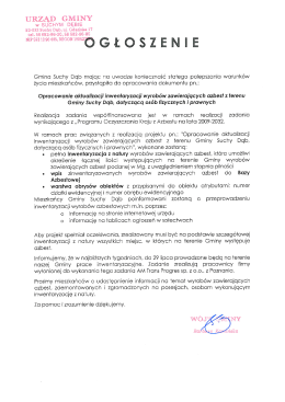 Page 1 URZĄD GMINY w SUCHYM DEBIE 83