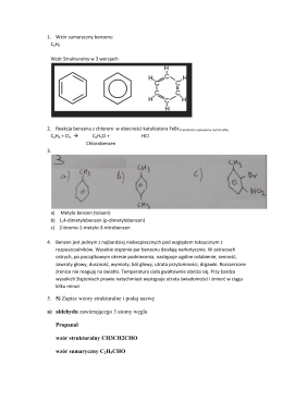 5. 5) Zapisz wzory strukturalne i podaj nazwę a) aldehydu