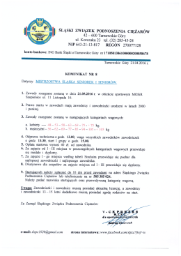 Pobierz - Polski Związek Podnoszenia Ciężarów