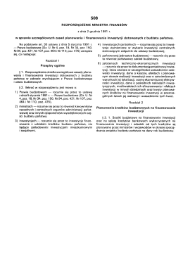 Page 1 508 ROZPORZADZENIE MINISTRA FINANSÓW z dnia 2