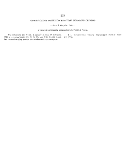 Page 1 223 OBWIESZCZENIE POLSKIEGO KOMITETU