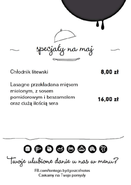 Menu specjalne