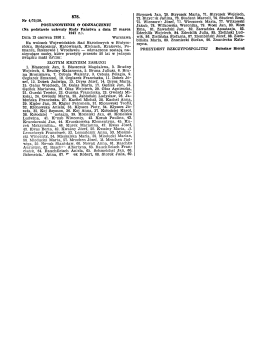 878.V Nr 4175/50. POSTANOWIENIE o oDzNAczENIU
