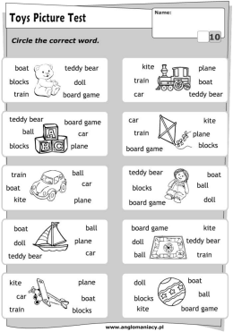 Toys Picture Test