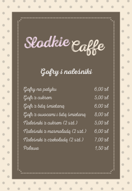 kliknij i zapoznaj się z menu