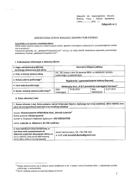 Page 1 Załączniki do rozporządzenia Ministra Rodziny, Pracy i