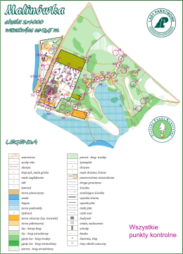 Mapa Malinówka wszystkie PK