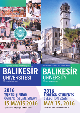 Top 10 reasons to study at Balıkesir University?