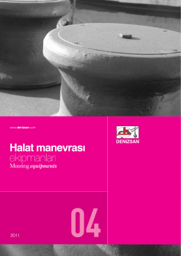 Halat Manevrası Ekipmanları