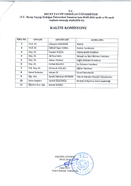 tıklayınız. - Recep Tayyip Erdoğan &Uuml;niversitesi