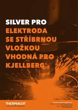 brožura silver pro elektrody vhodné pro kjellberg
