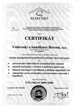 Vodovody a kanalizace Beroun
