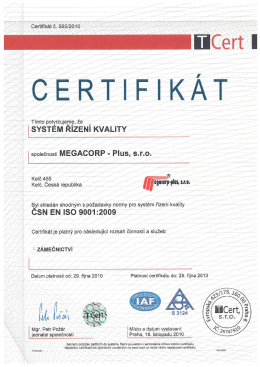 Cert_system rizeni kvality 9001