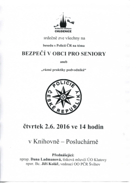 Bezpeč&iacute; pro seniory-2.6.2016
