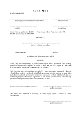 Pln&aacute; moc formul&aacute;ř (PDF dokument)