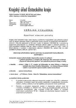 Silnice I 7 Křimov,Celná - Hora Sv.Šebestiána