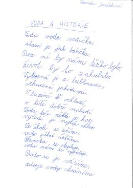 Voda a historie