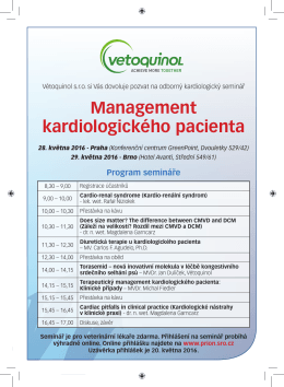 Management kardiologického pacienta