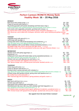 Vegetarian dish - Perfect Canteen