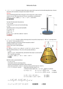 Hidrostatski i hidraulički tlak – og