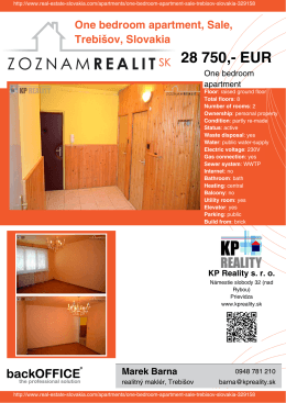 Print - Real Estate Slovakia