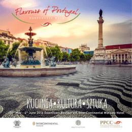 zobacz naszą broszurę - Flavours of Portugal