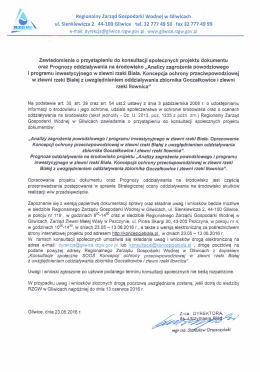 pod adresem - RZGW Gliwice