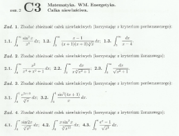 Page 1 C3 Matematyka. WM. Energetyka. Sem