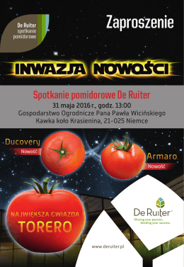 Spotkanie pomidorowe De Ruiter