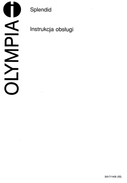 Page 1 Splendid Instrukcja obsługi 5/617/1400 (55) Page 2 Page 3