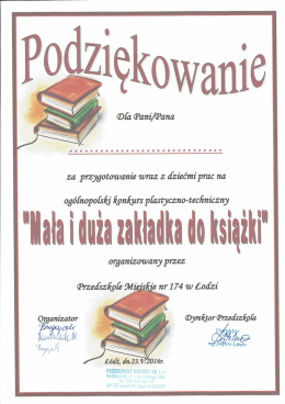 tutaj - Przedszkole Miejskie nr 174 w Łodzi