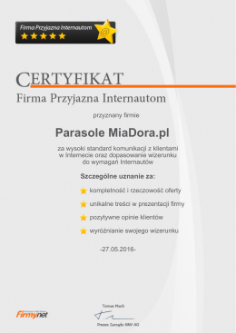 Parasole MiaDora.pl