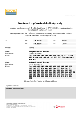 Odstavka_vody (2) - Městský úřad Rokytnice nad Jizerou