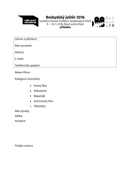 přihláška ke stažení - inkubator.kulturafm.cz.