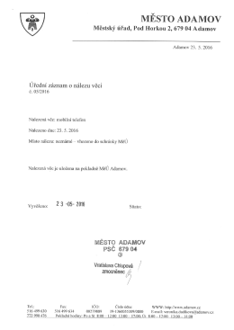 PDF - Město Adamov
