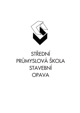 Logo školy. Černobílé.