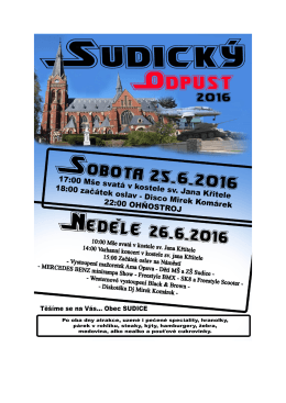 Př&iacute;loha - Obec Sudice