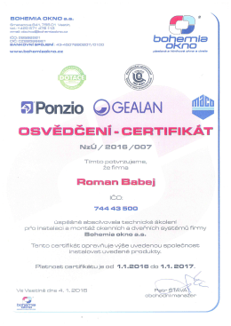 certifkikát