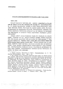 Page 1 ENİS BATUR ANLATI ÇÖZÜMLEMESİNE KURAMSAL BİR