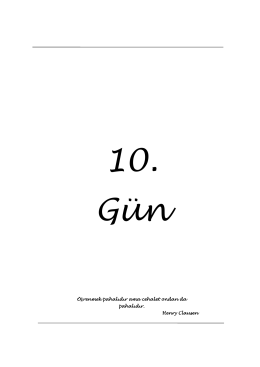 10. Gün - Eodev.com
