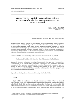 this PDF file - Uludağ Üniversitesi Mühendislik Fakültesi