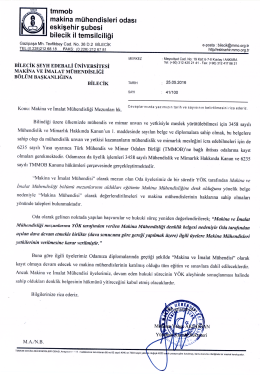 Page 1 tmmob makina m&uuml;hendisleri odası eskişehir şubesi bilecik il
