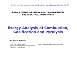 ikinci sunum marmara exergy analysis of combustion